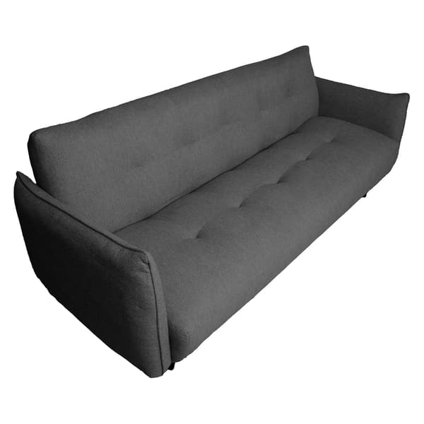 Sovesofa LANDER 202x82x82 cm Mørkegråt Stof