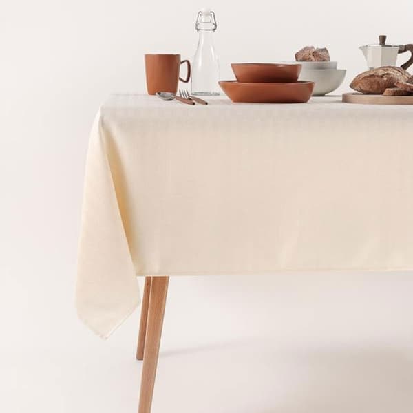Dug 135x220 cm Creme Polyester
