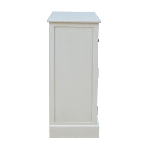 Kaappi 75x33x75 cm valkoinen puu