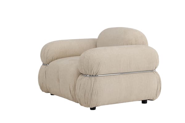 Nojatuoli Mika Beige Metalli