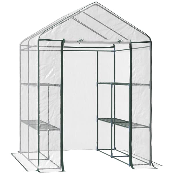 Gå-i Drivhus, 143x143x195 cm, Transparent