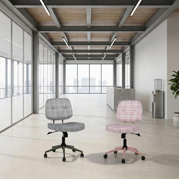 Kontorstol Cedric 49x63x84-94 cm Pink