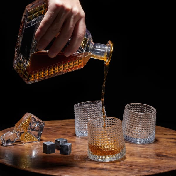 Whiskyglas Set, 7,5x8 cm, Transparent, Glas, Kodustaar