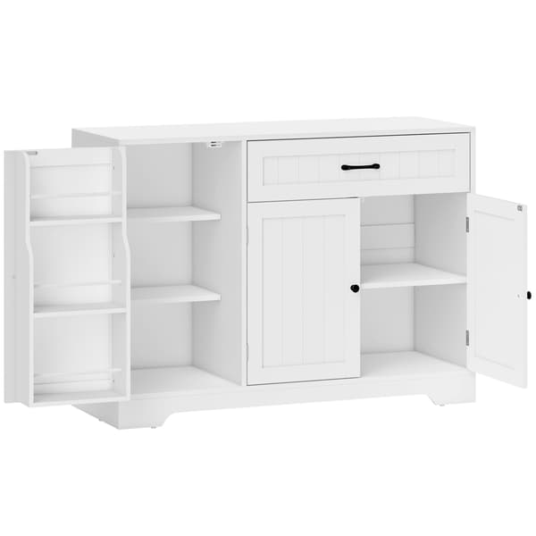 Köksbuffé 110x40x80 cm Vit MDF
