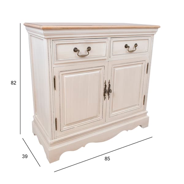 Skænk SAMIRA 85x39x82 cm hvid