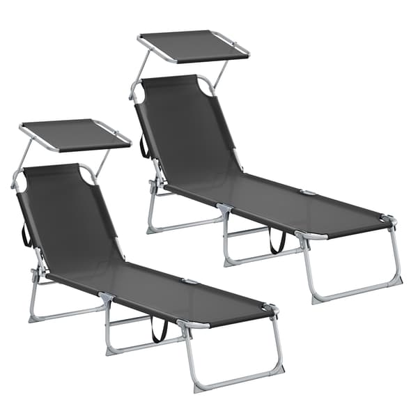 Solstol 189x53x28,5 cm Sort