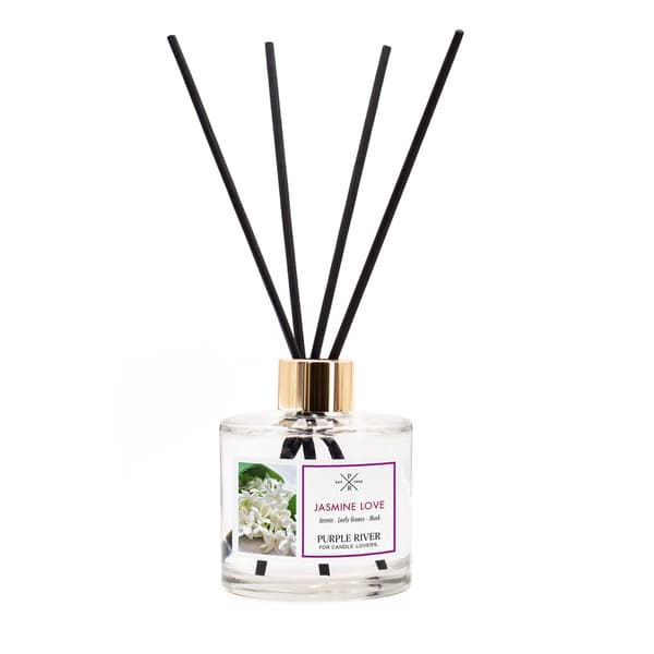 Duftspreder 100 ml 7x7x7 cm Hvid, glas, Kodustaar
