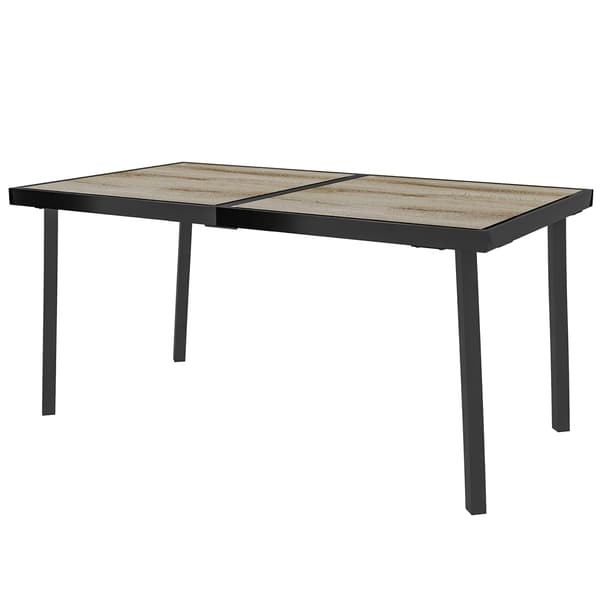 Trädgårdsbord, 145x85x72 cm, Grå