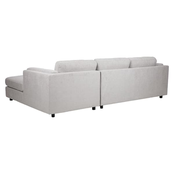 Hörnsoffa SIRE 272x93x174 cm Grå Tyg