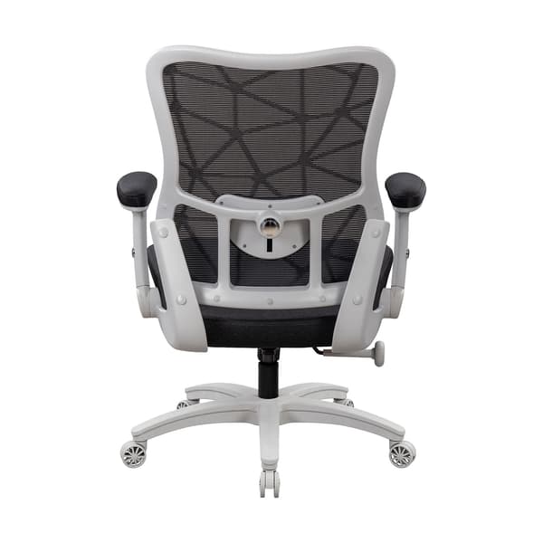Kontorstol DEMI 76x67x103–113 cm Sort Lys Grå