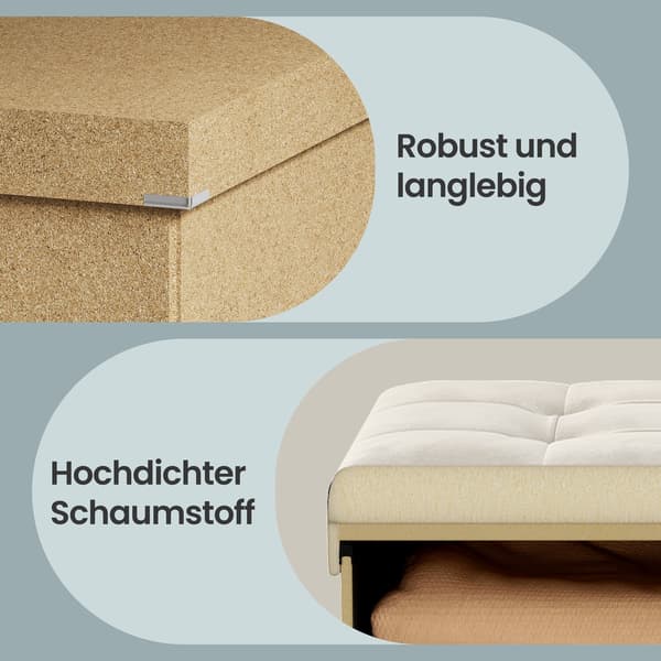 Förvaringsbänk 38x110x38 cm Vit Sammet