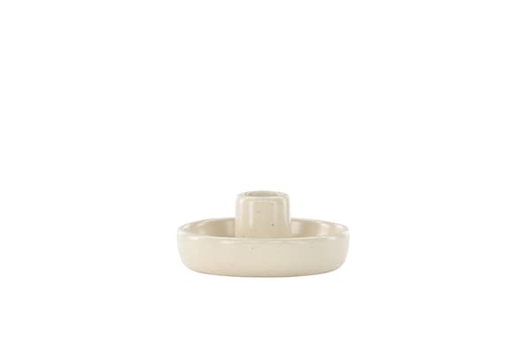 Kynttilänjalka, Otis, 11 cm, Beige