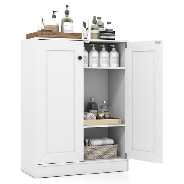 Sideboard, 60x30x80 cm, Vit, Trä , Star