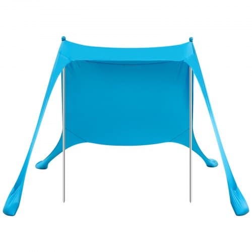 Strandtält Solskydd, 2,3x2,3x2 m, Blå
