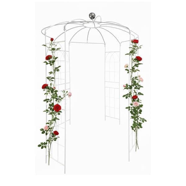Rose Arbour Metall Trädgårdspaviljong, Kodustaar