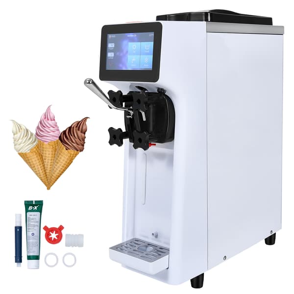 Ismaskine, Bordmodel Softice 10L/t 4L Beholder, Rustfrit Stål