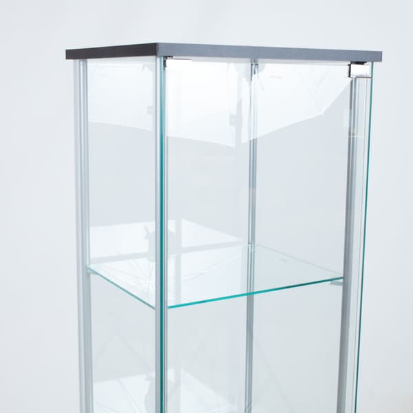 Vitrineskab AIKO 42x36x161 cm Sort