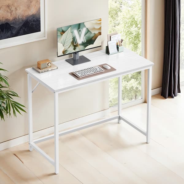 Skrivebord, 100x50x76 cm, Hvit