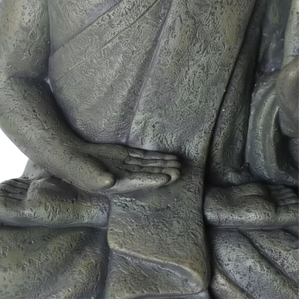 Buddha-patsas, 52x35x21 cm, antrasiitti, polyresiini, Kodustaar