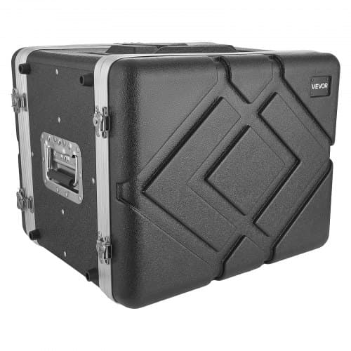 Rack Case 8U 310 mm dybde ABS sort