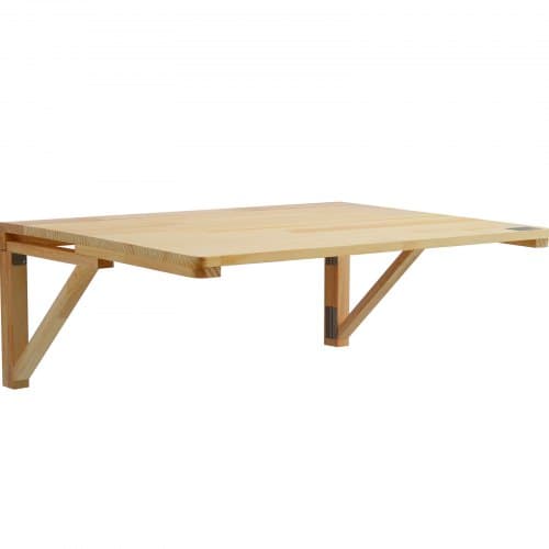 Fällbart bord, väggmonterat fällbart skrivbord, 80x60x29,8 cm, trä