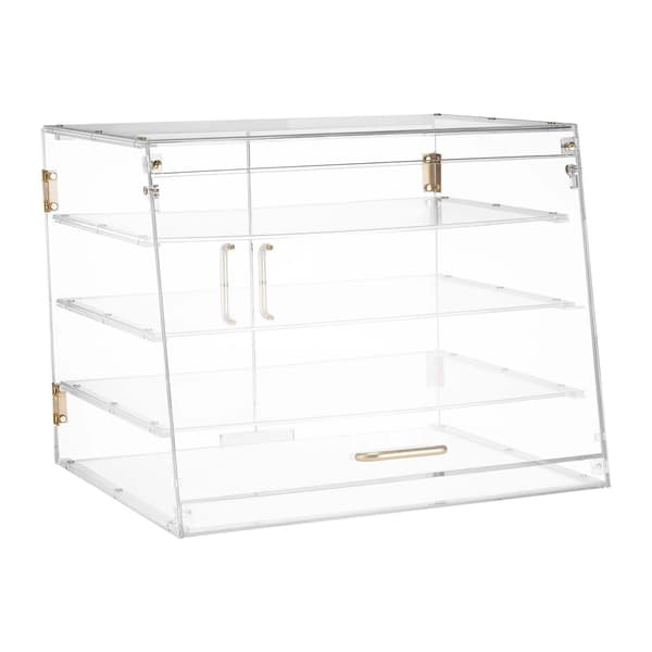 Bageridiskdisplay, 53x43,5x41,5 cm, Transparent, Akryl