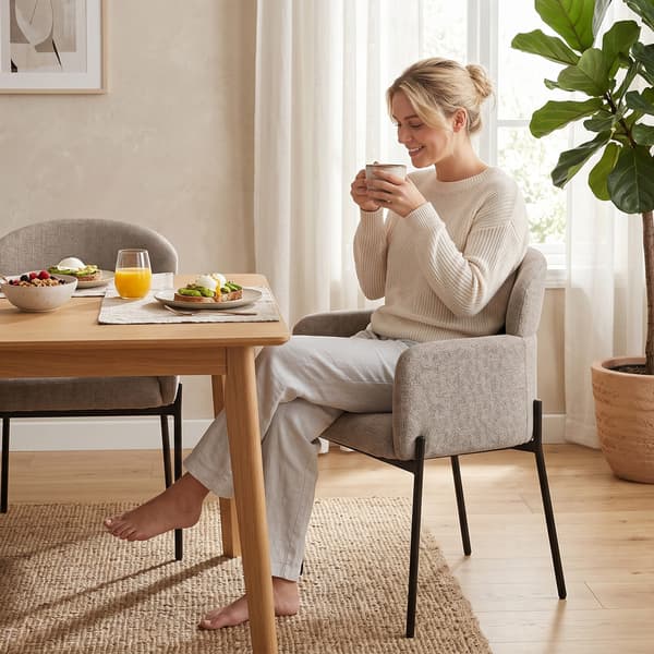 Lounge stol 60x57x83 cm lys brun
