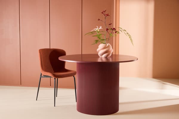 Spisebord, Lenox, Bourgogne, MDF