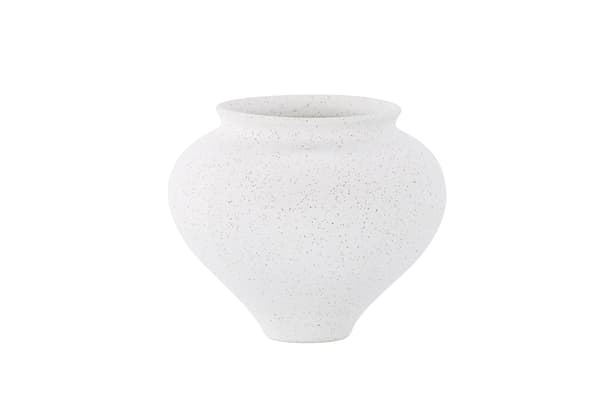 Vase Rellis 11x18x18 cm Hvid