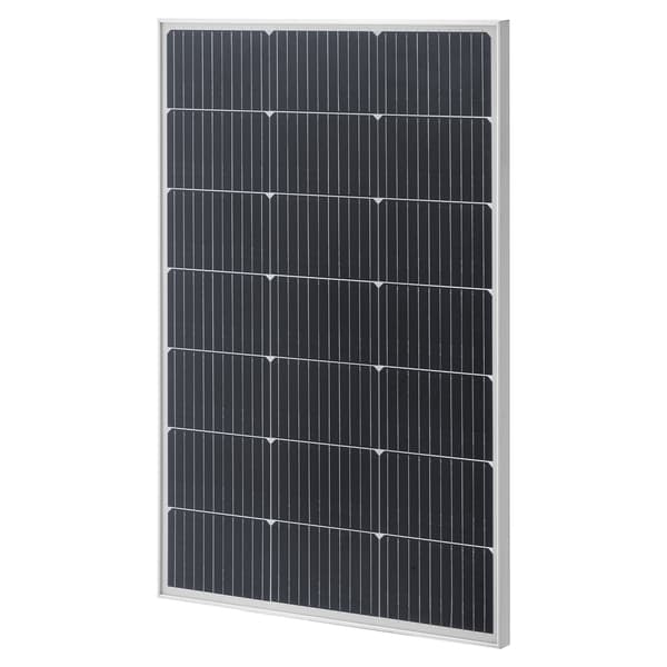 Solpanel, 2 st monokristallina 100W, 89,5x58x3 cm