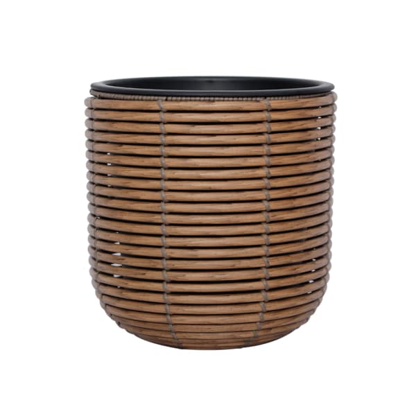 Planter 27x28 cm Brun Flätad Korg
