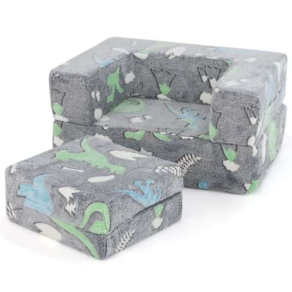 Børns legesofa, 71x53x34 cm, Grå , Star