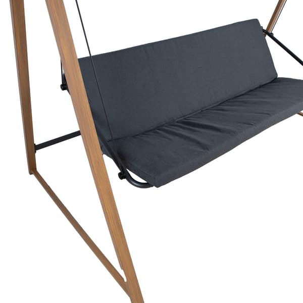 Swing HERNING 232x135x173 cm Harmaa teräs
