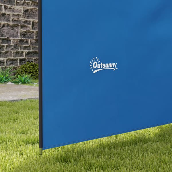 Vindskydd 540x150 cm Blå Polyester