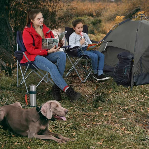 Campingstol, 84x52x81 cm, Blå