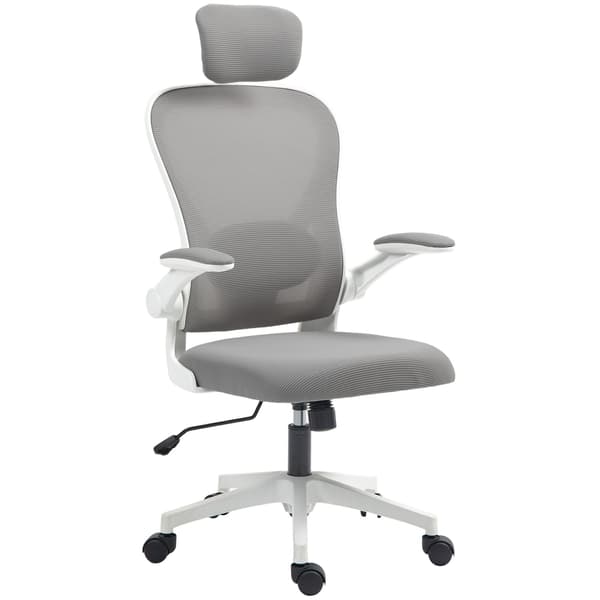 Kontorsstol 64x63x115-125 cm grå