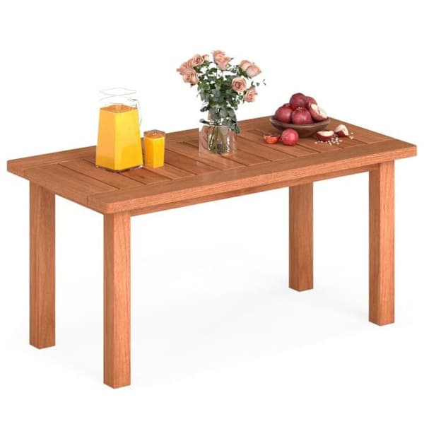 Patio-sohvapöytä 90,2x45,7x43,2 cm luonnonväri