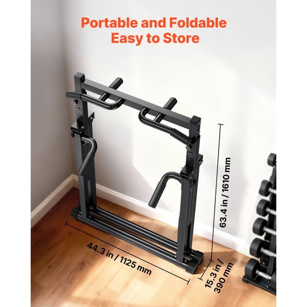 Pull Up Bar, 132x112,5x144-217 cm, Stål, Justerbar, Träningsutrustning
