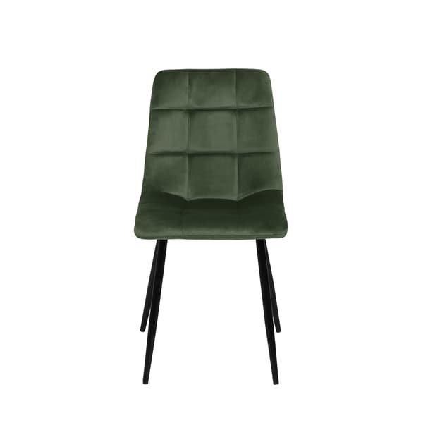 Stol CHILLI 46x55x89 cm grön sammet