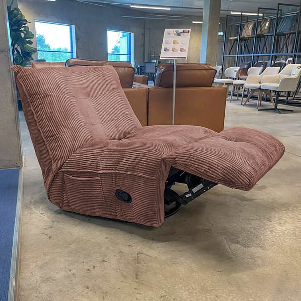 Fåtölj WIN-WIN 80x95x90 cm Rosa Tyg