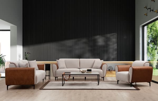 Lænestol, Aren, 100x85 cm, beige