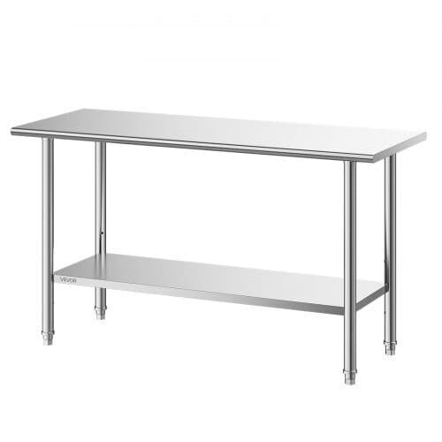 Rustfri stålarbejdsbord YH2-60 61x152x86,4 cm