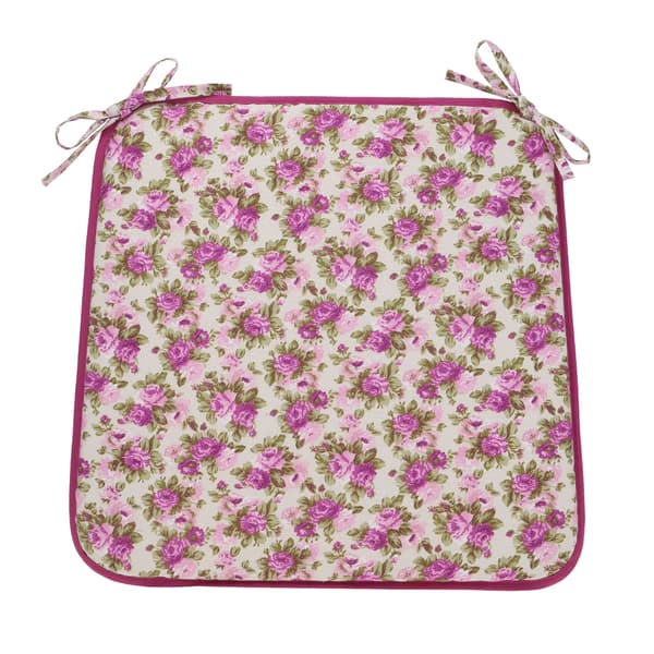 Stolssitsdyna 39x39 cm Lila Tyg