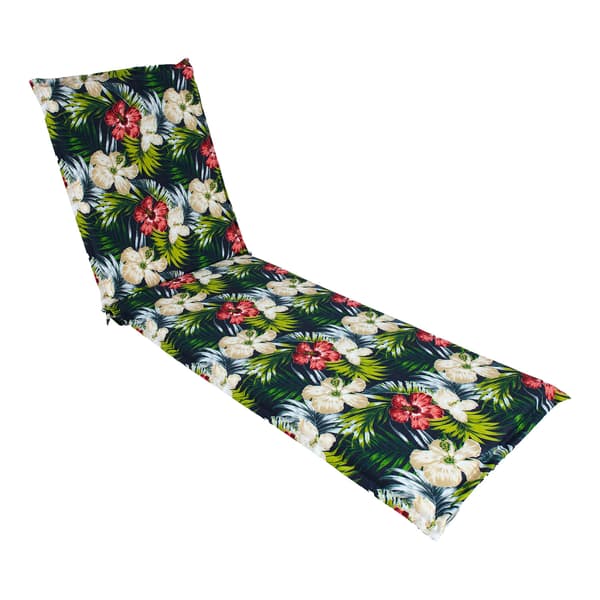 Stolssitsdyna 55x190x5 cm Mörkt Blommönster