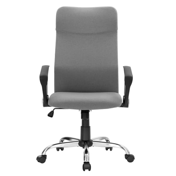 Kontorstol, 63x63x110-120 cm, Grå, Stof