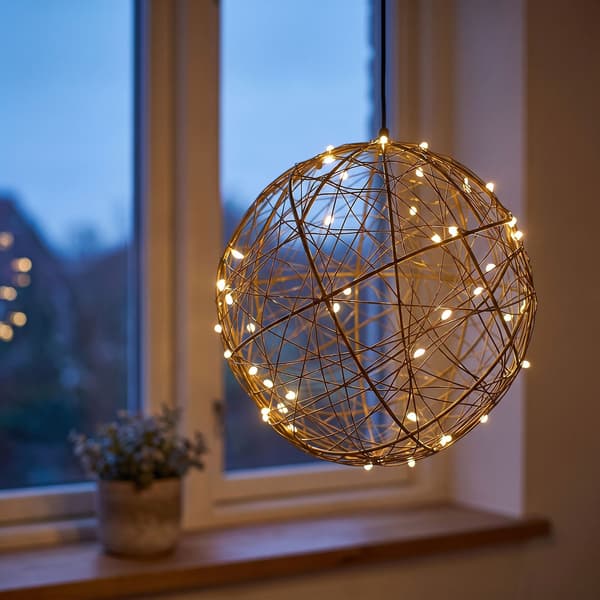 LED dekorationskugle 30 cm, Kodustaar