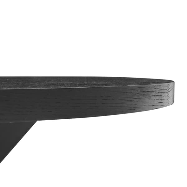 Matbord 120x75 cm Svart Ek