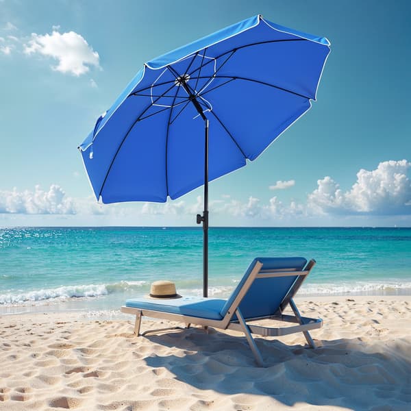 Parasol, 160 cm, Blå, Star