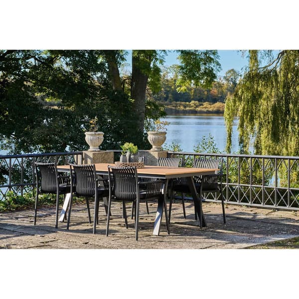 Havestol, Tulsa, 59,5x56,5x82,5 cm, Sort