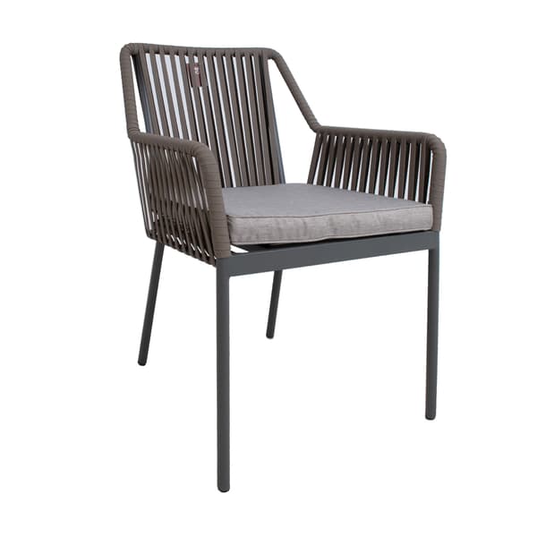 Trädgårdsmöbelset Andros 90x90x75 cm Grå